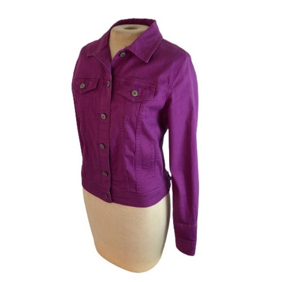 Old Navy Jackets & Blazers - Old Navy Womens Jean Jacket Purple S Small